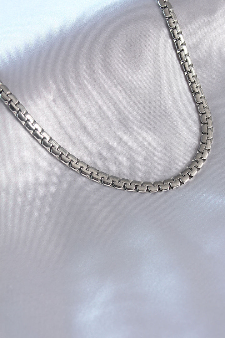 EBJ 316L Stainless Steel Silver Color Chain Model Men's Necklace - Oradea