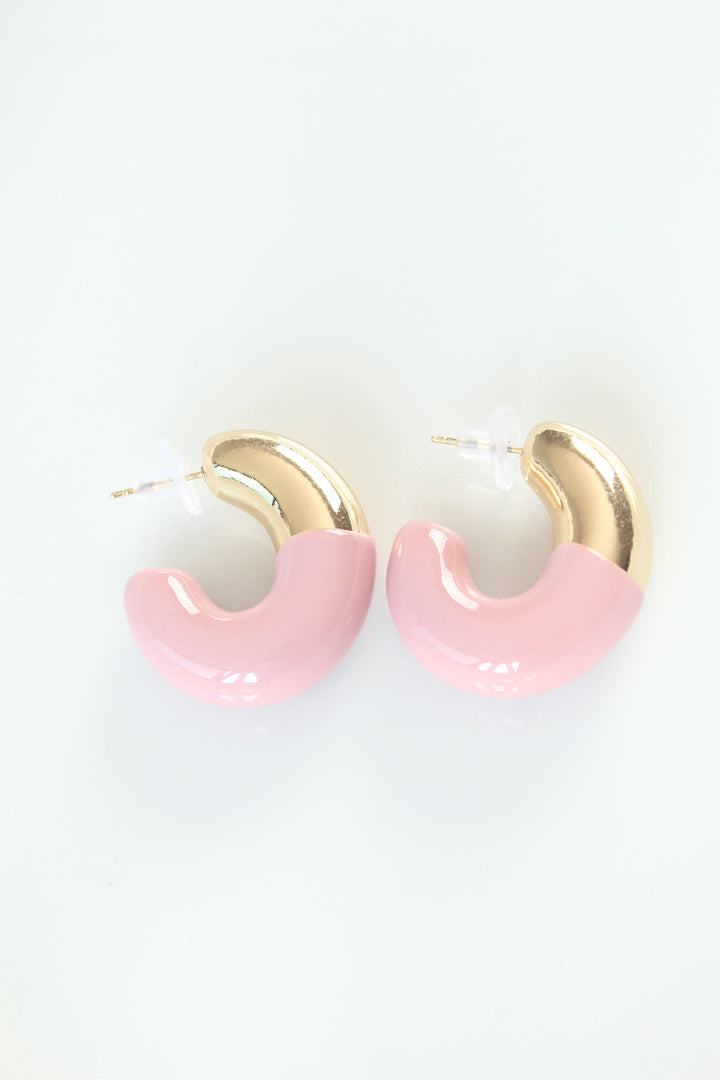 EBJ CCB Rose Gold Two-Tone Earrings - Manacor