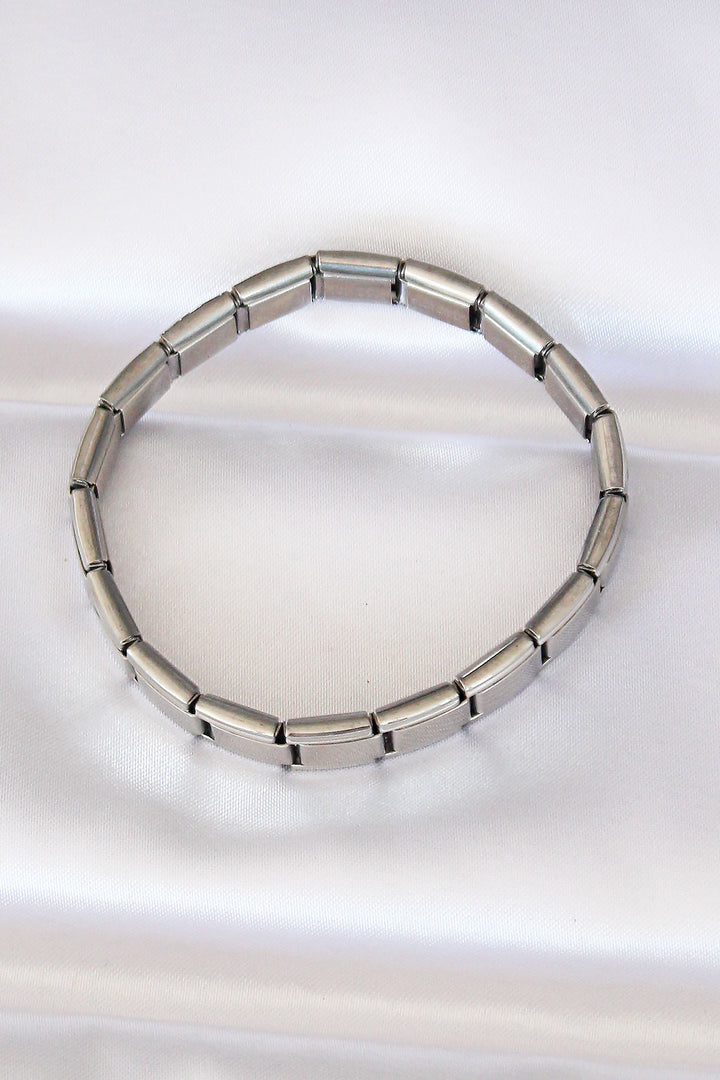 EBJ 316L Steel Silver Color Blank Nomination Model Women's Bracelet - San Germán