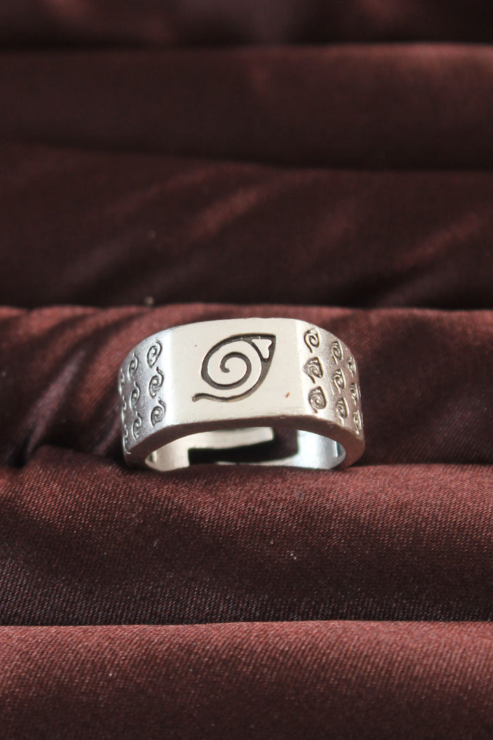 EBJ Adjustable Men's Ring with Silver Color Motif - El Dorado