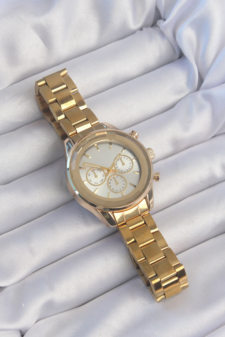 EBJ Gold Color Metal Strap Women's Watch - Thessaloníki