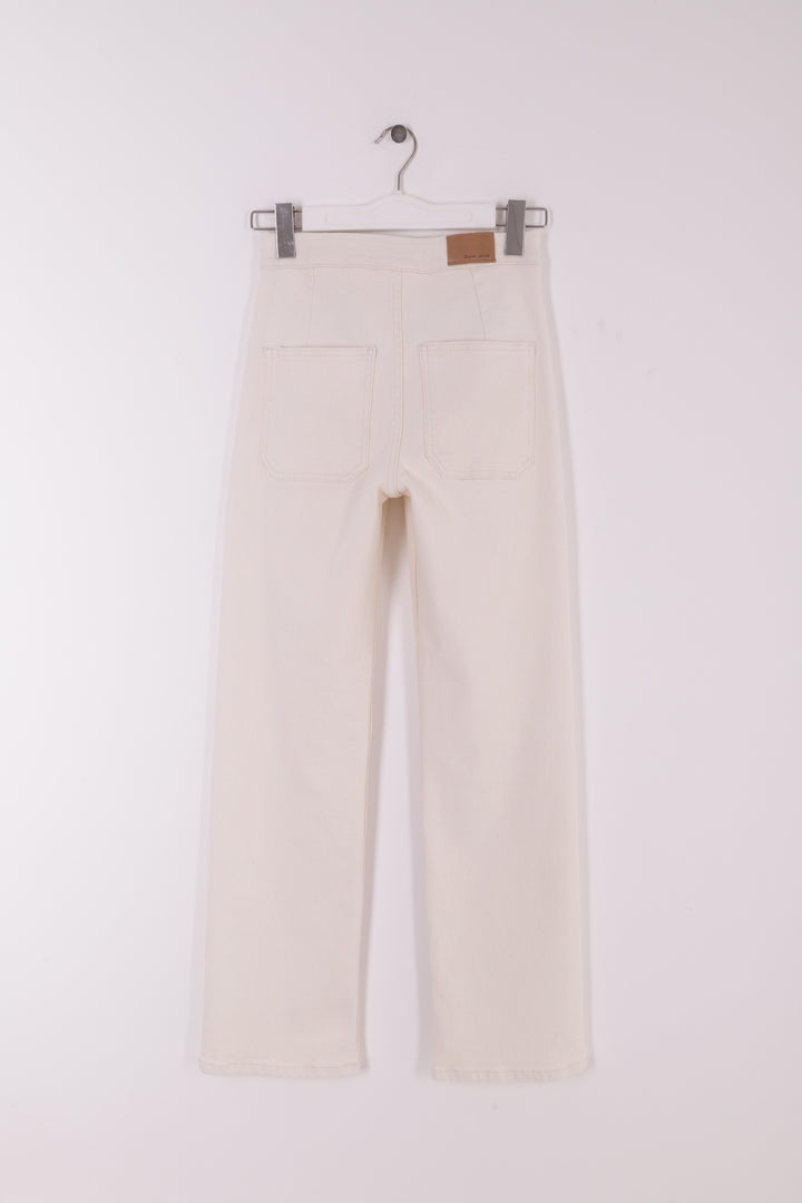 XLJ Wide Leg Jean with Dart and No Pocket Mixed - Chartres