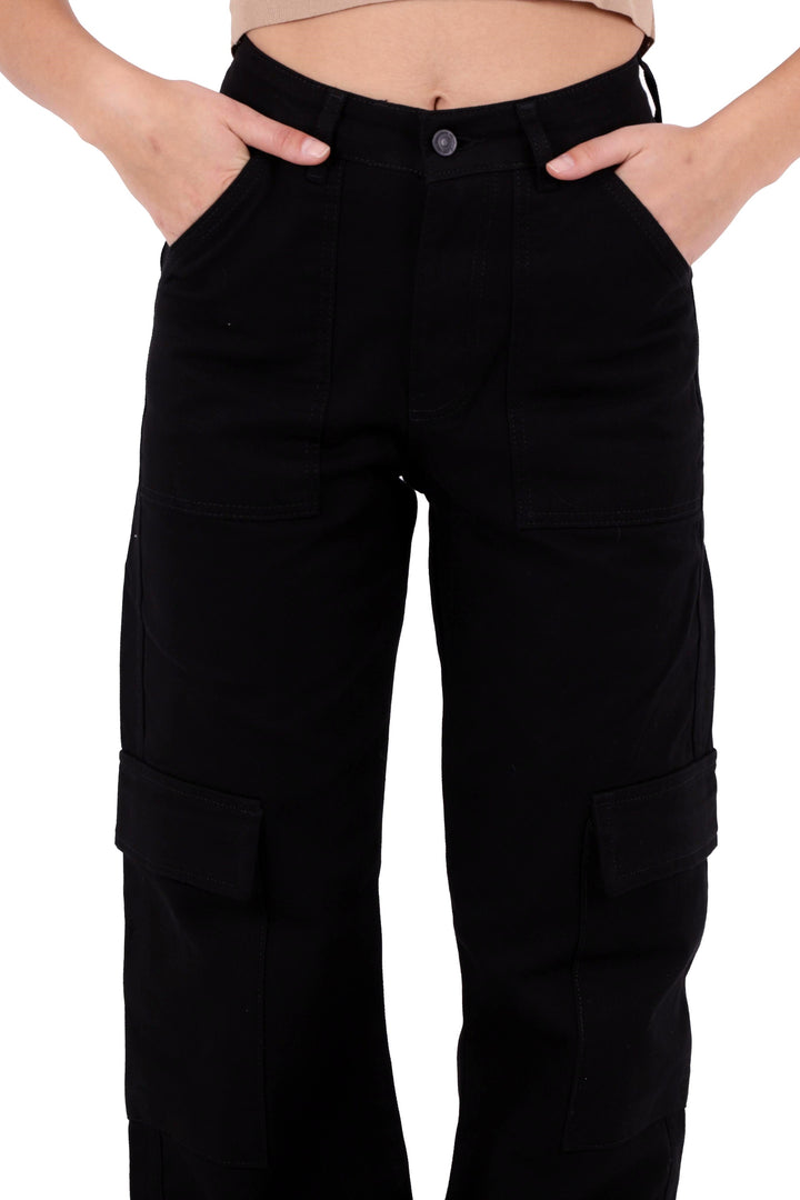 XLJ Cargo Pocket Wide Leg Jean Mixed - Dzhankoi