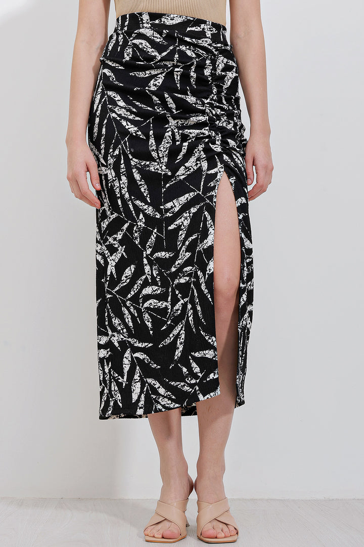 BGD Women Slit Skirt - Black - Avondale