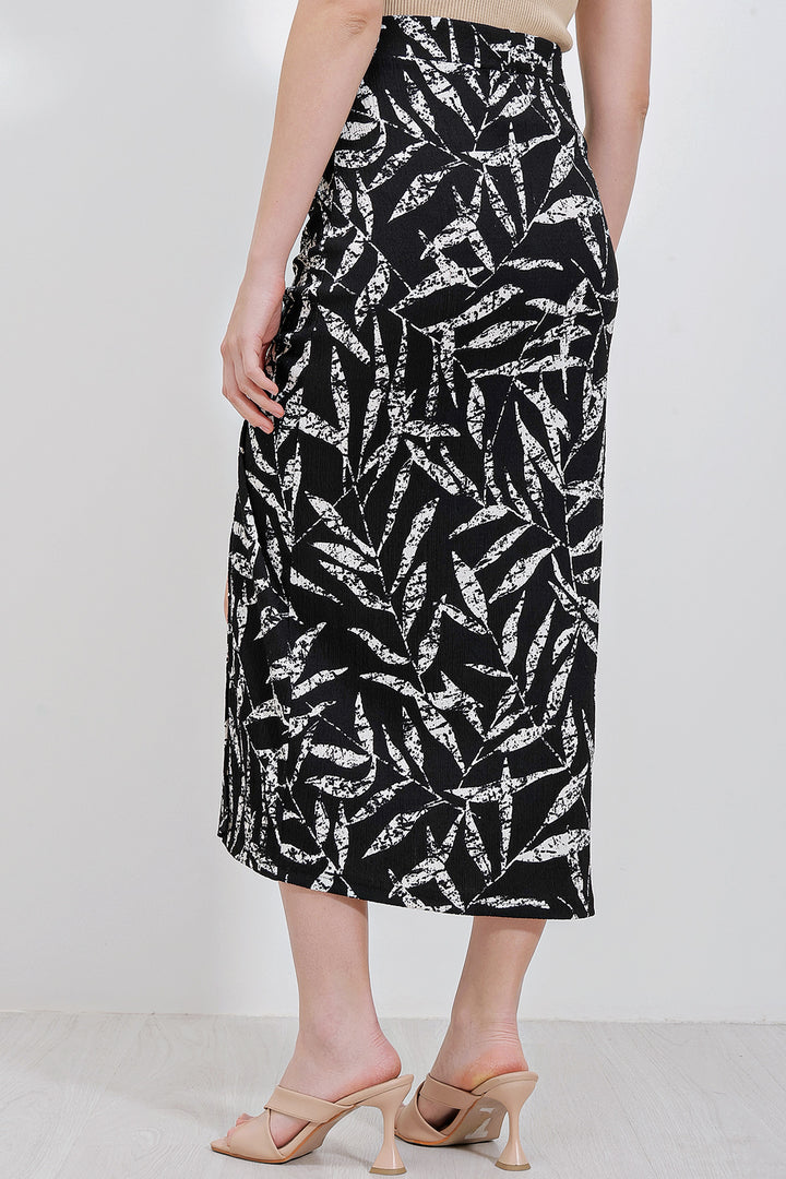 BGD Women Slit Skirt - Black - Avondale