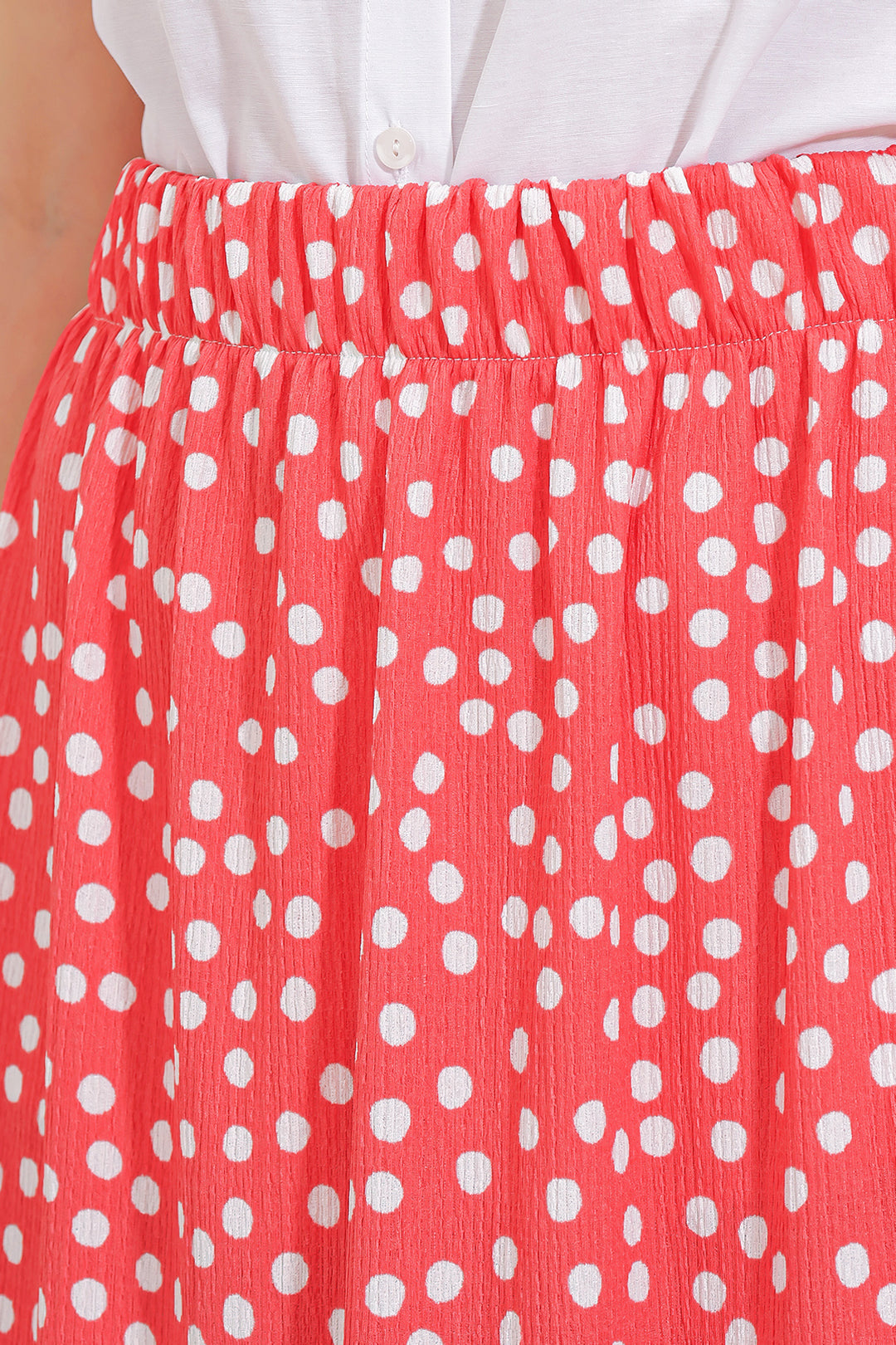 BGD Women Woman Pomegranate Polka Dot Long Knitted Skirt 1886 - Avondale