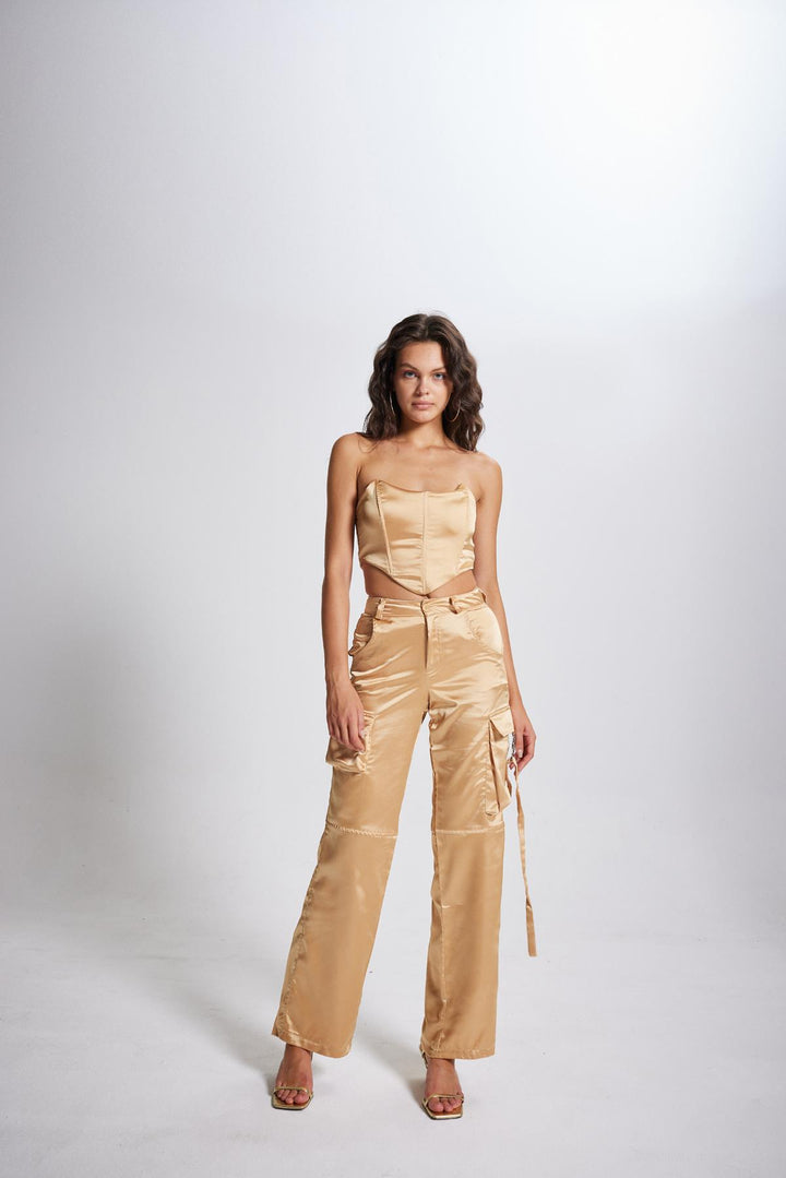 Hlly Women Maddy Pants Beige - Уолтон на Темзе