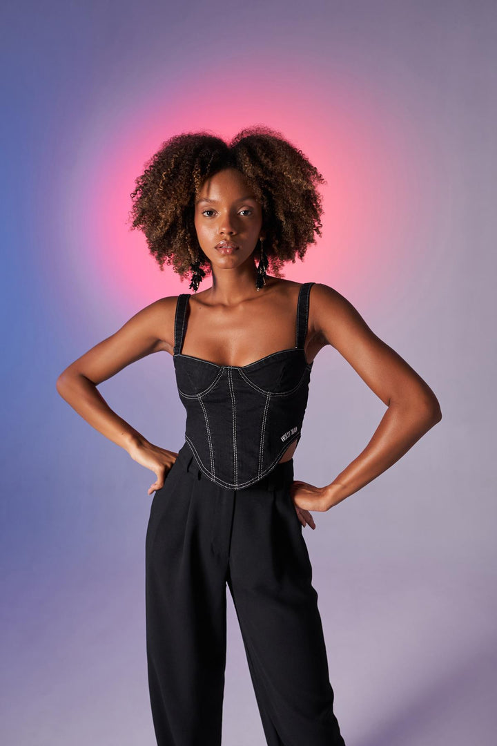 HLLY Women Patty Bustier Black - Chelmsford