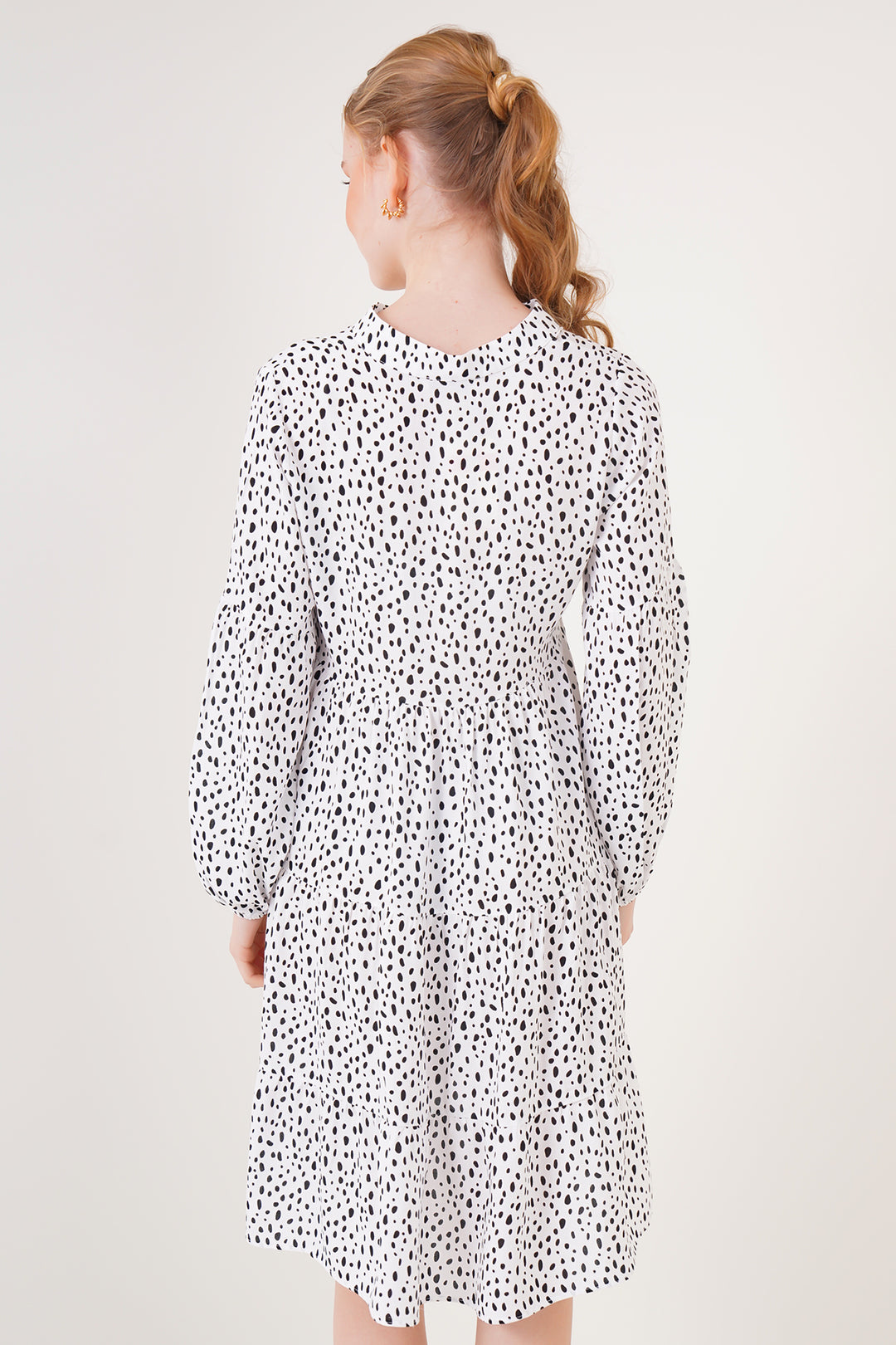 BGD Women Patterned Dress - White - Avondale