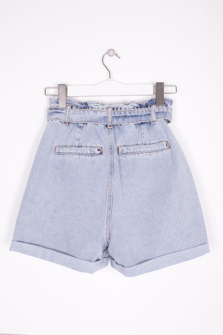 XLJ Elasticated Waist Denim Short with Belt Mixed - Purmerend