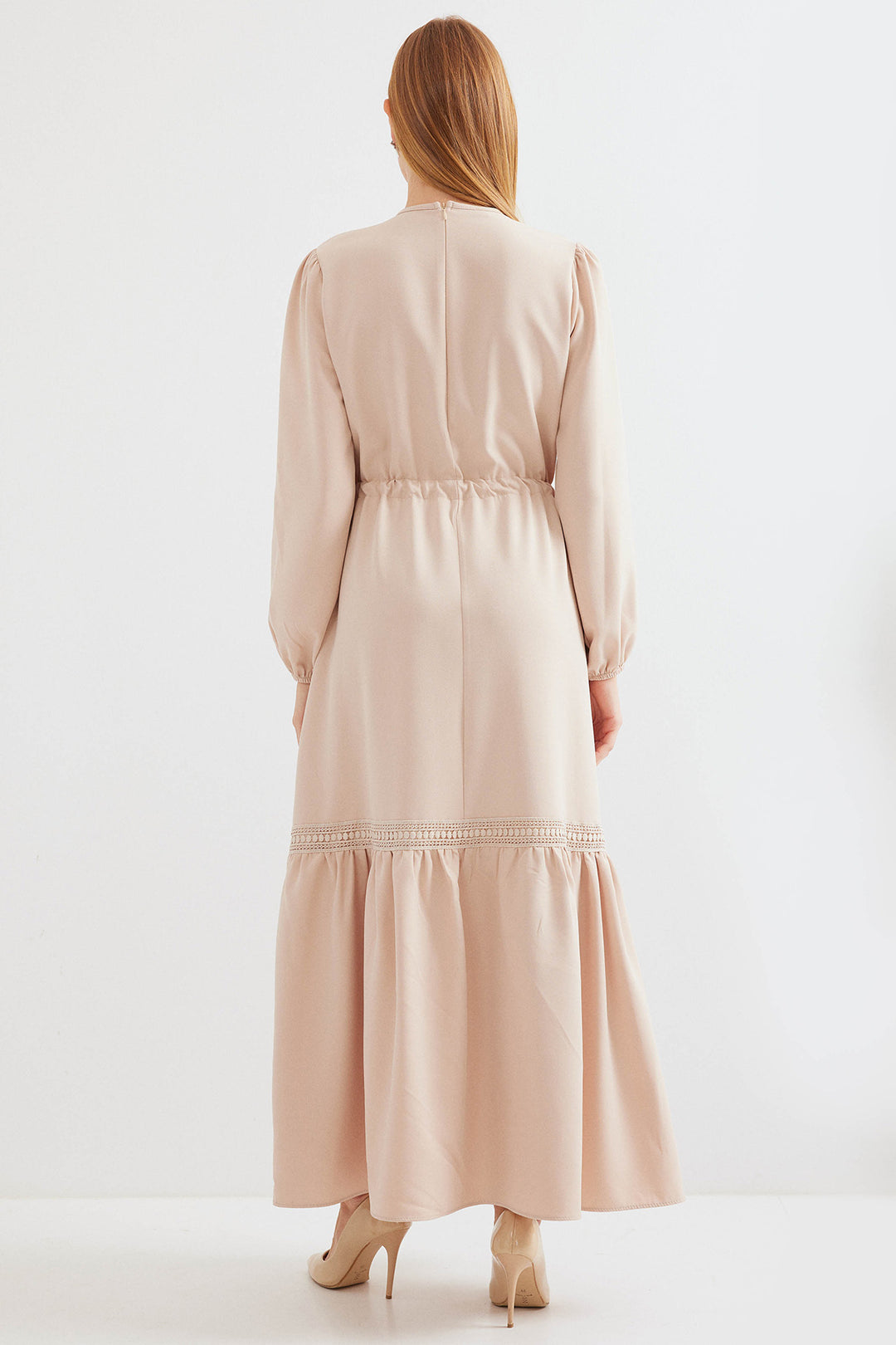 BGD Women Long Dress - Cream - Avondale