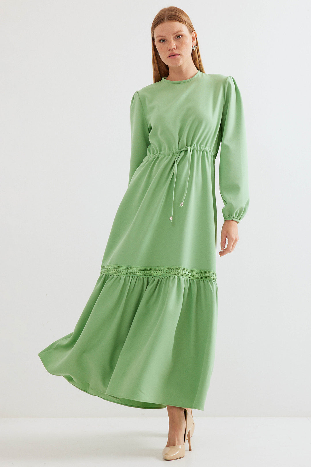 BGD Women Long Dress - Green - Avondale