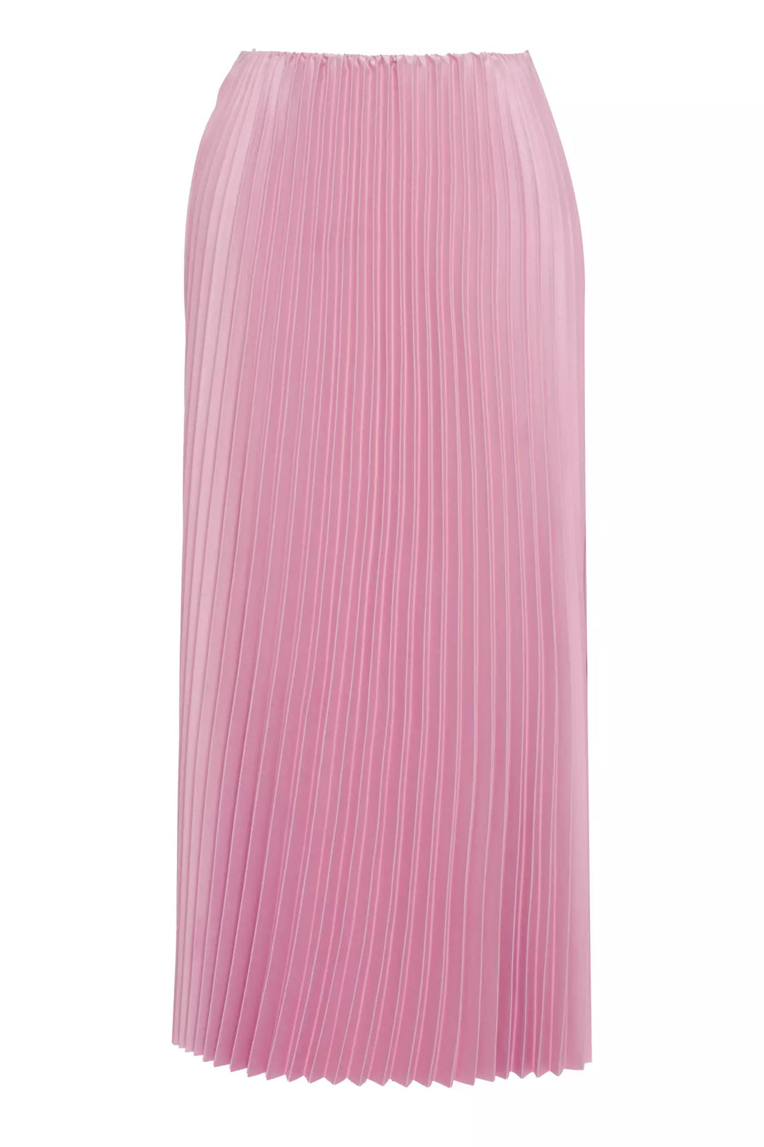 FRV Pink satin sleeveless maxi skirt - Annecy