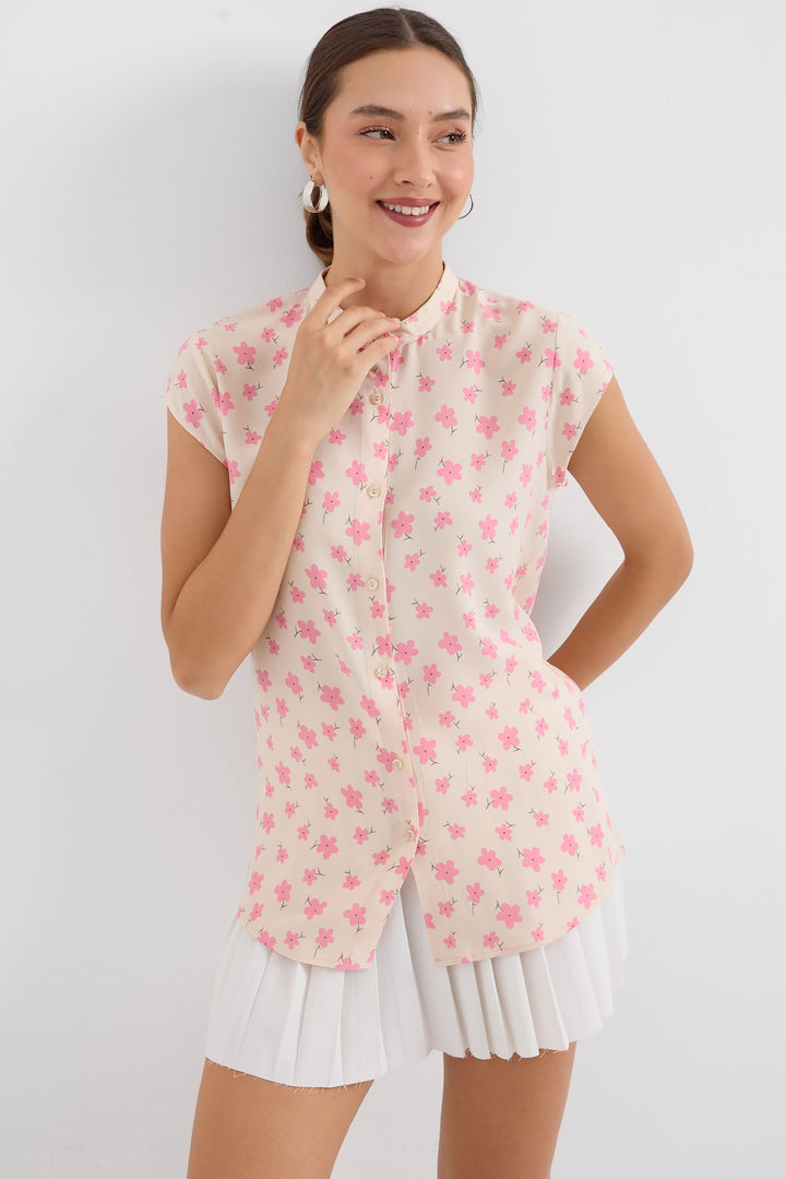 BGD Women Half Sleeve Shirt - A. Pink - Avondale