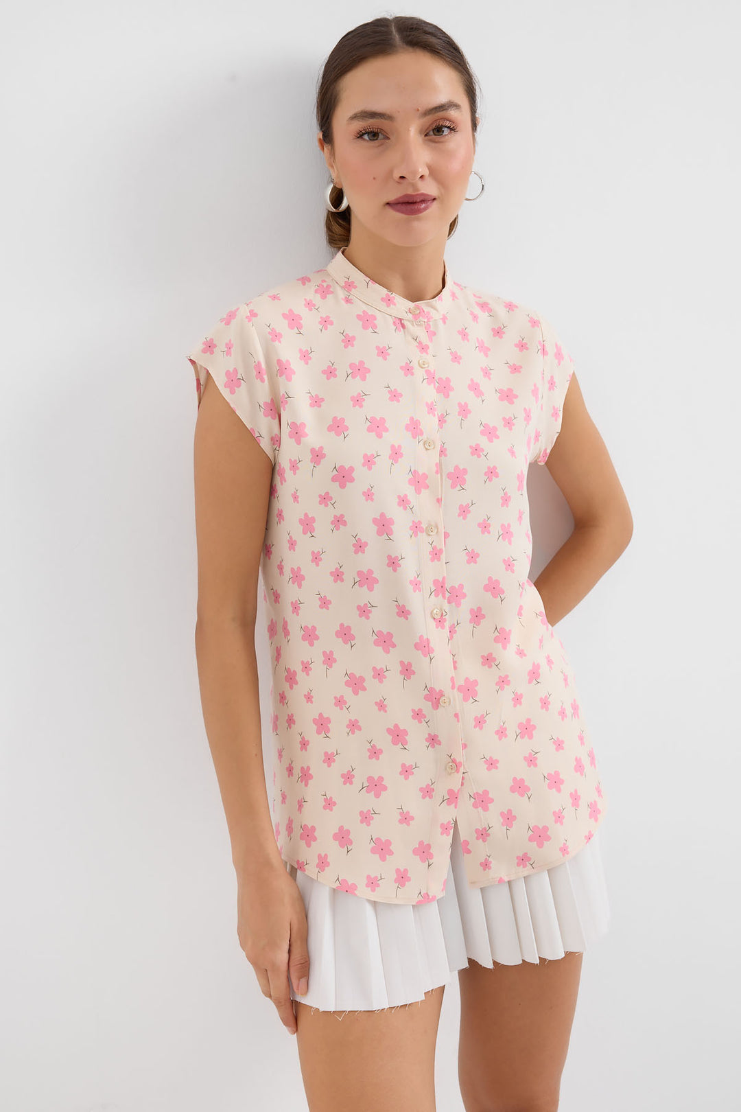 BGD Women Half Sleeve Shirt - A. Pink - Avondale