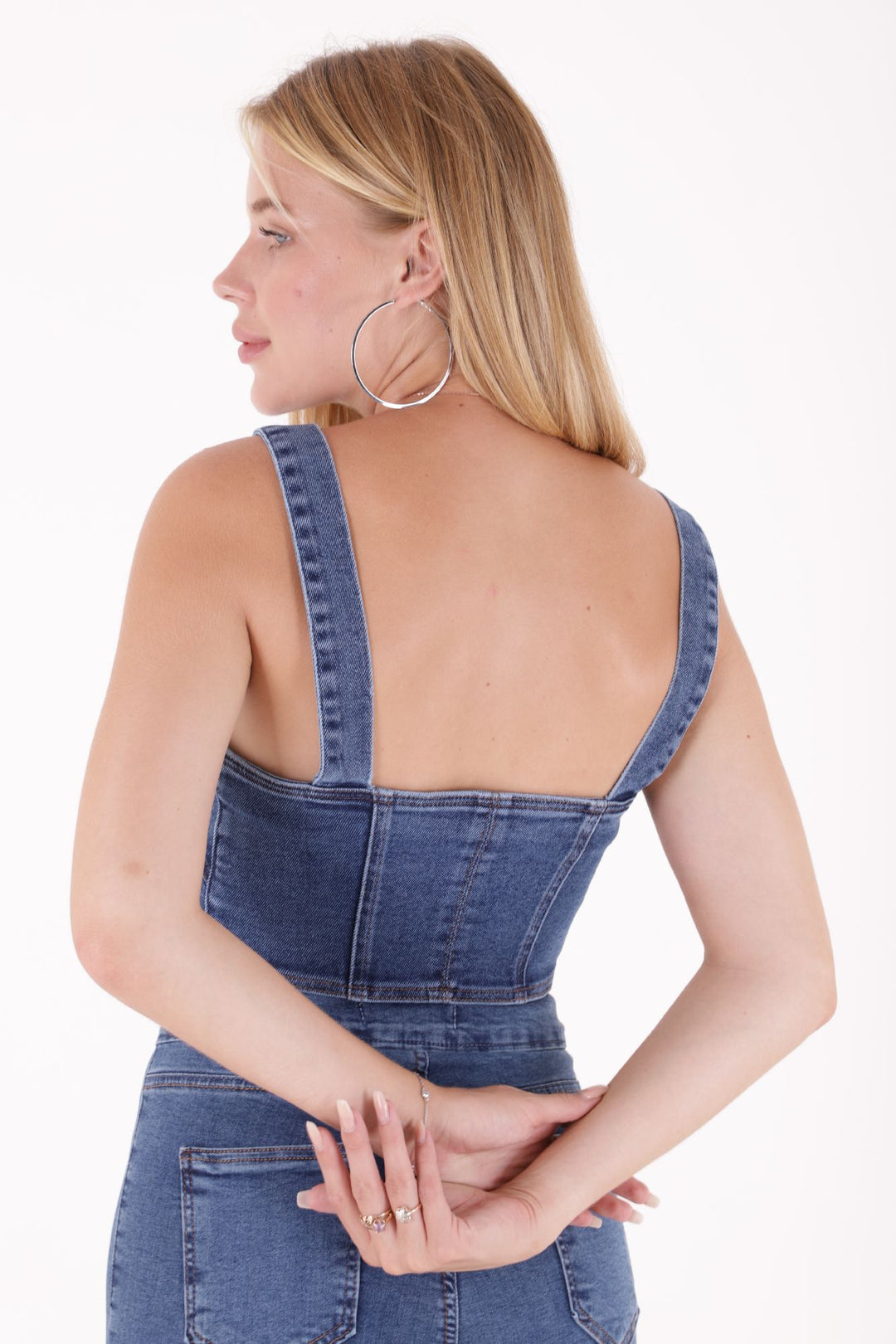 XLJ Zippered Front and Straps Bustier Mixed - Banbury