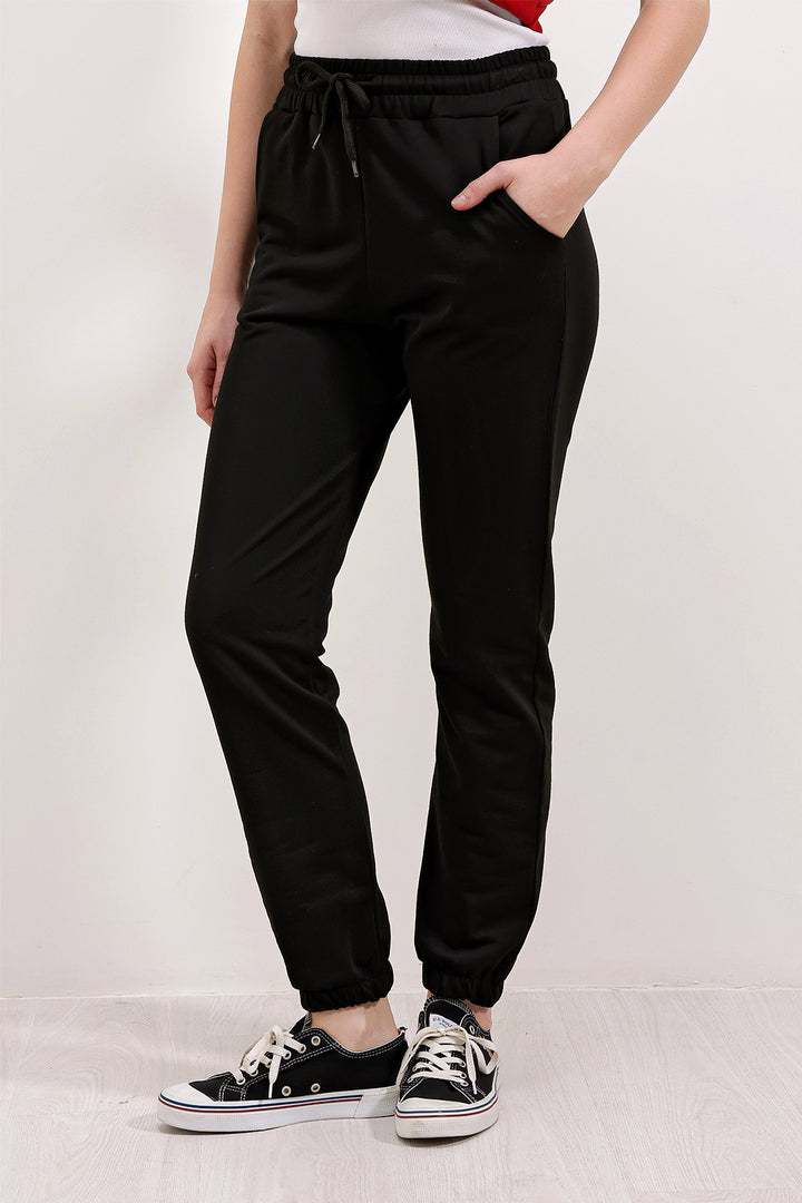 BGD Women Sweatpants Bottoms - Black - Avondale