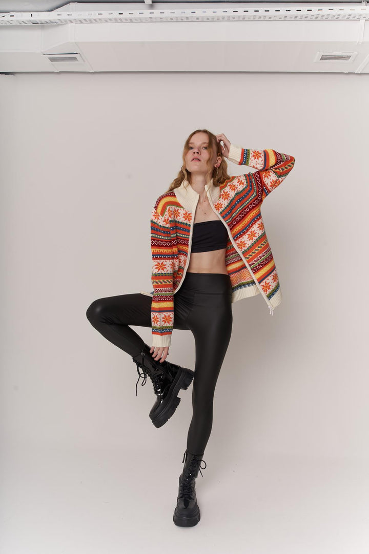 Hlly Women Barella Cardigan Orange - Welland