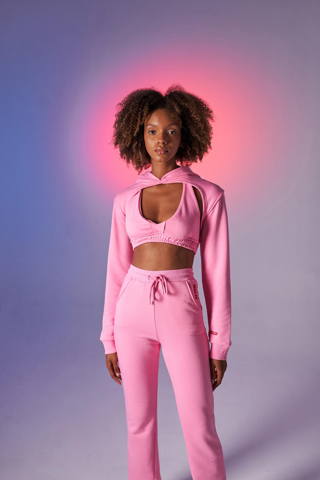 HLLY Women Olly Sweat Pink - Cape Coral