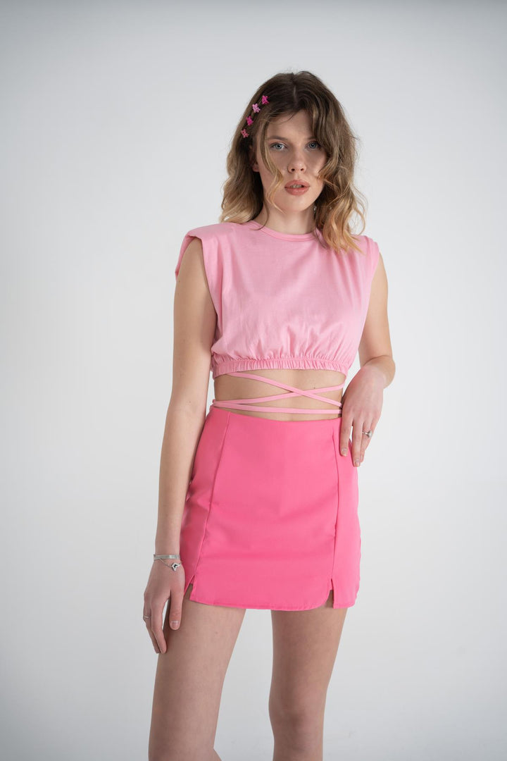 HLLY Women Wren Shorts Skirt Pink - Abbotsford