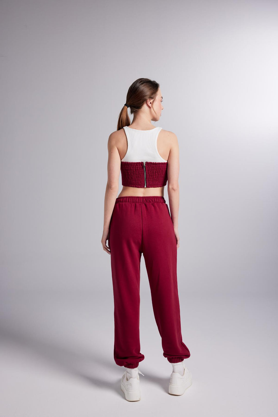 HLLY Women Rhode Sweatpants قيعان بورجوندي - Bel Air South