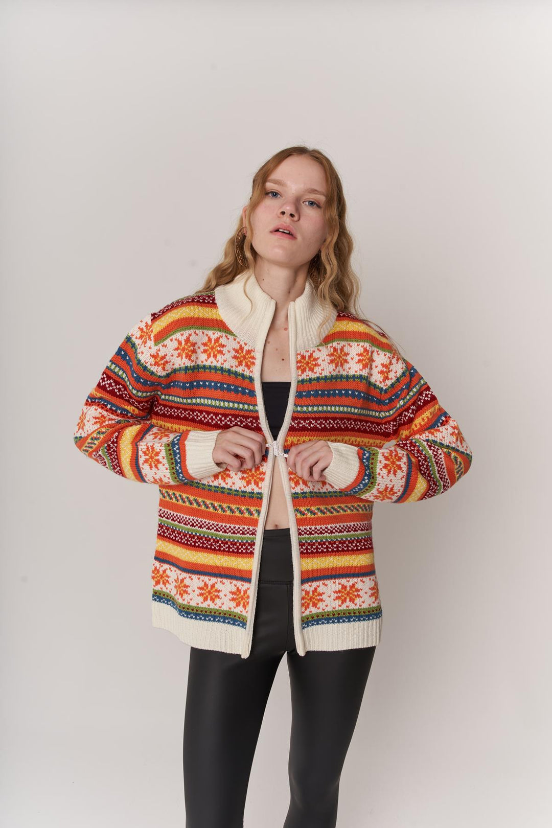 Hlly Women Barella Cardigan Orange - Welland