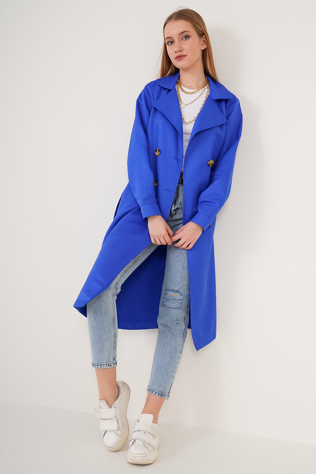 BGD Women Double-Breasted Trench Coat - Saks - Avondale