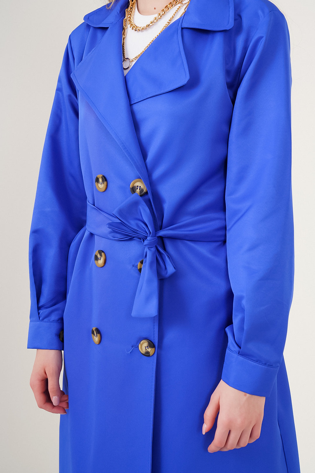 BGD Women Double-Breasted Trench Coat - Saks - Avondale