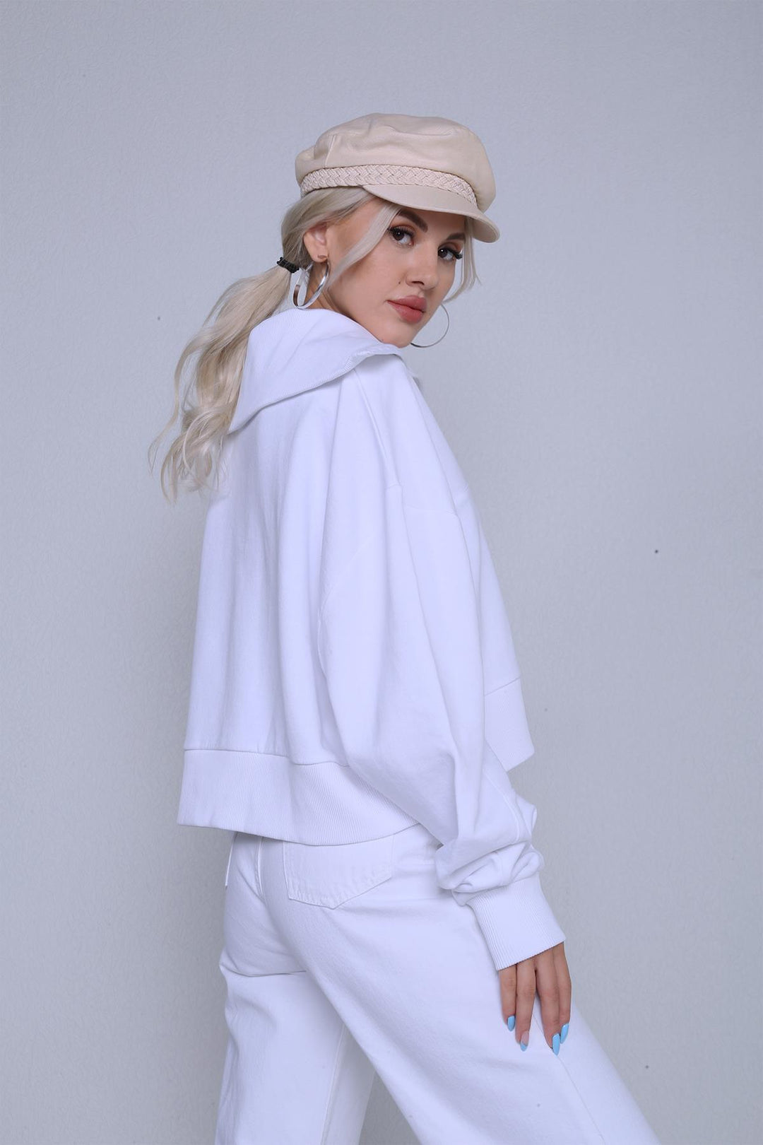 HLLY Women Zovy Sweat White - Ludwigshafen