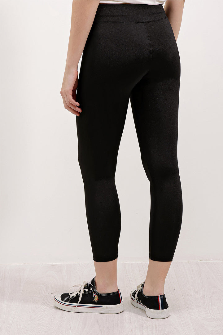 BGD Women Shiny Shaping Leggings - Black - Avondale