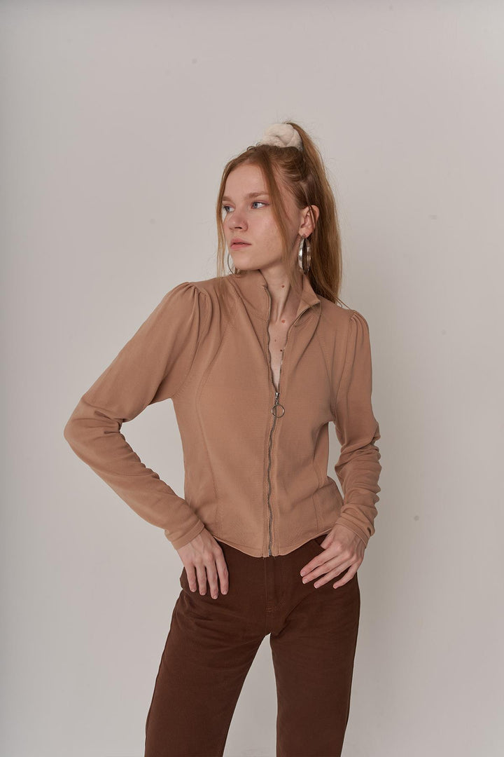 HLLY Women Rarely Sweatshirt Brown - Spring Valley