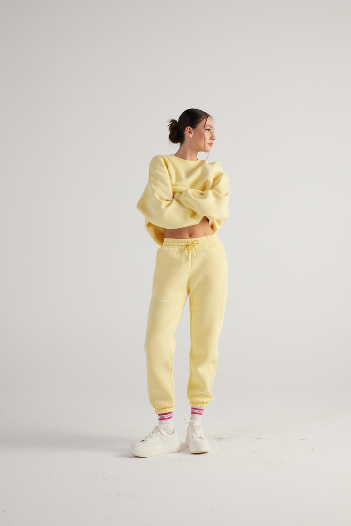 HLLY Women Fine Yellow Sweatpants - Beckenham