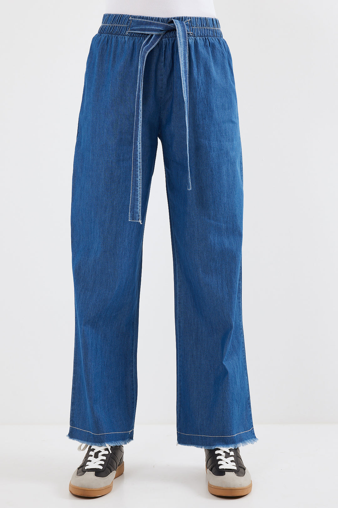 BGD Women WIDE LEG JEANS - Dark Blue - Avondale