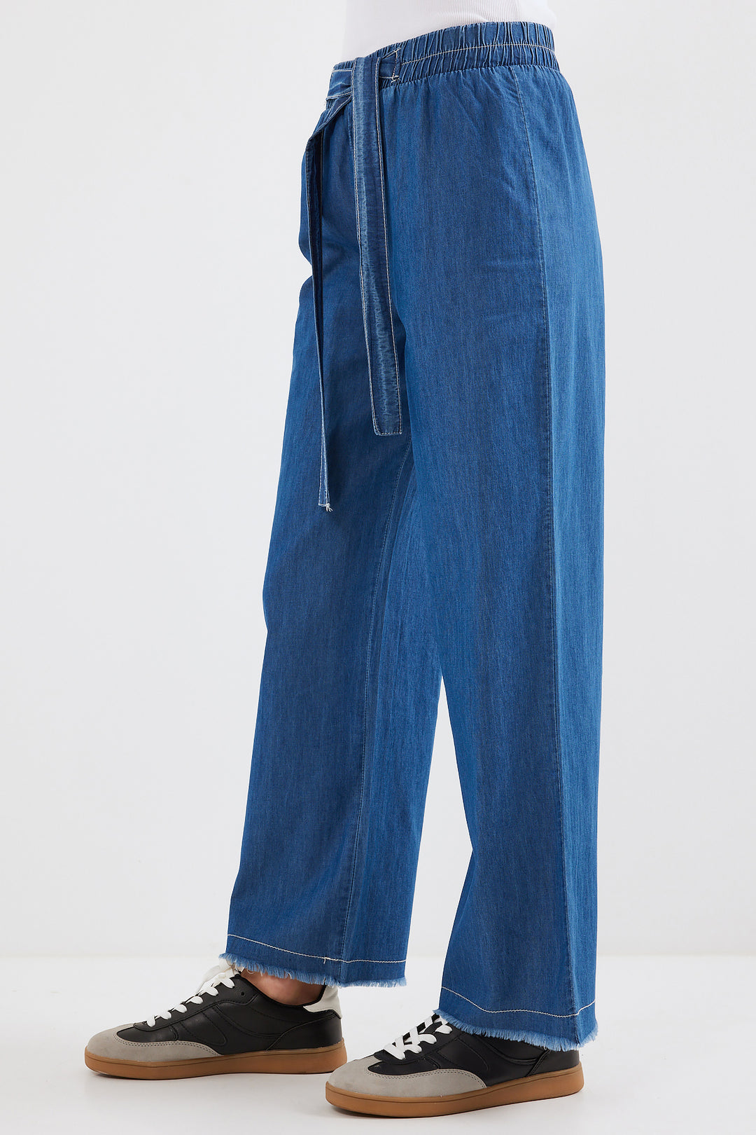 BGD Women WIDE LEG JEANS - Dark Blue - Avondale