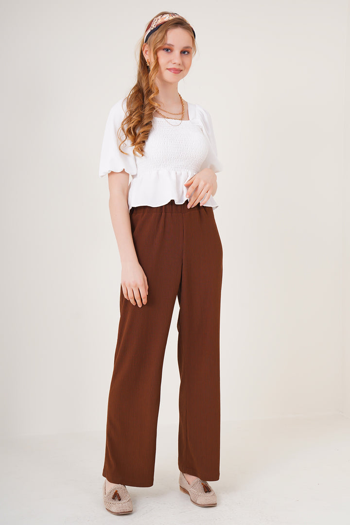 BGD Women Knitted Pants - Brown - Avondale