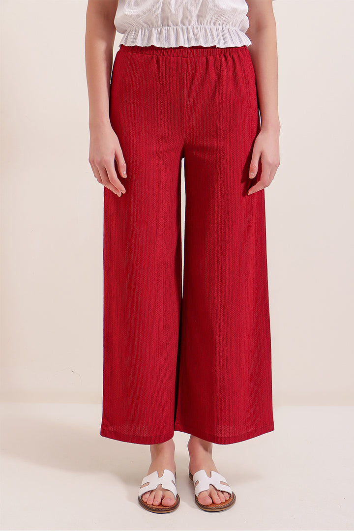 BGD Women Knitted Pants - Red - Avondale