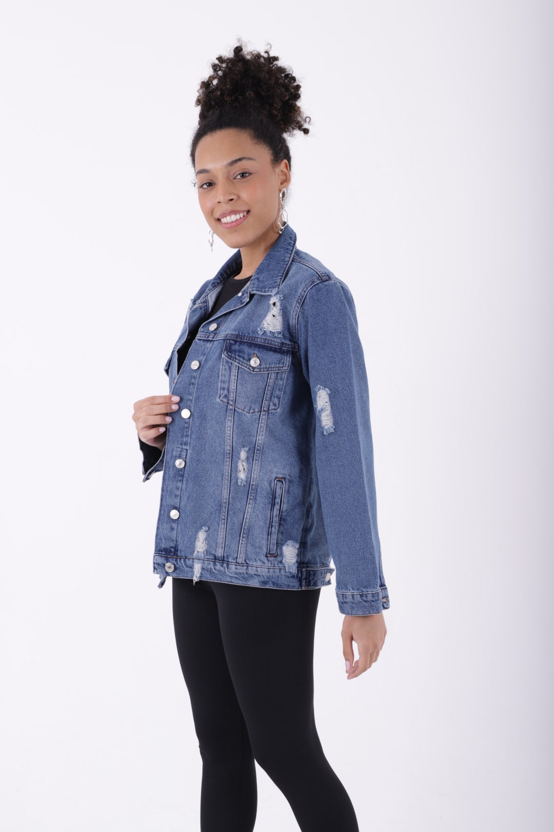 XLJ Boyfriend Denim Jacket Mixed - Cartagena