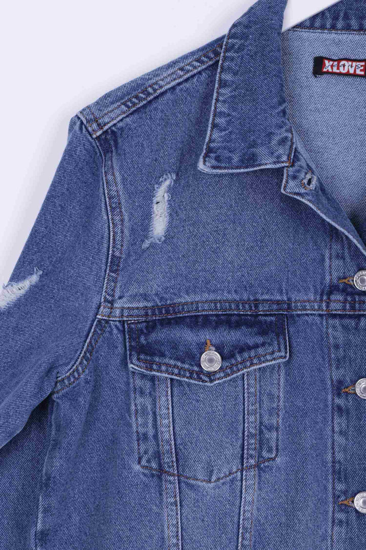 XLJ Boyfriend Denim Jacket Mixed - Cartagena