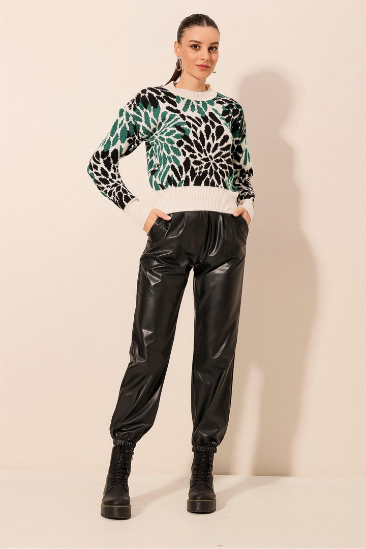 BGD Women Faux Leather Pants - Black - Avondale