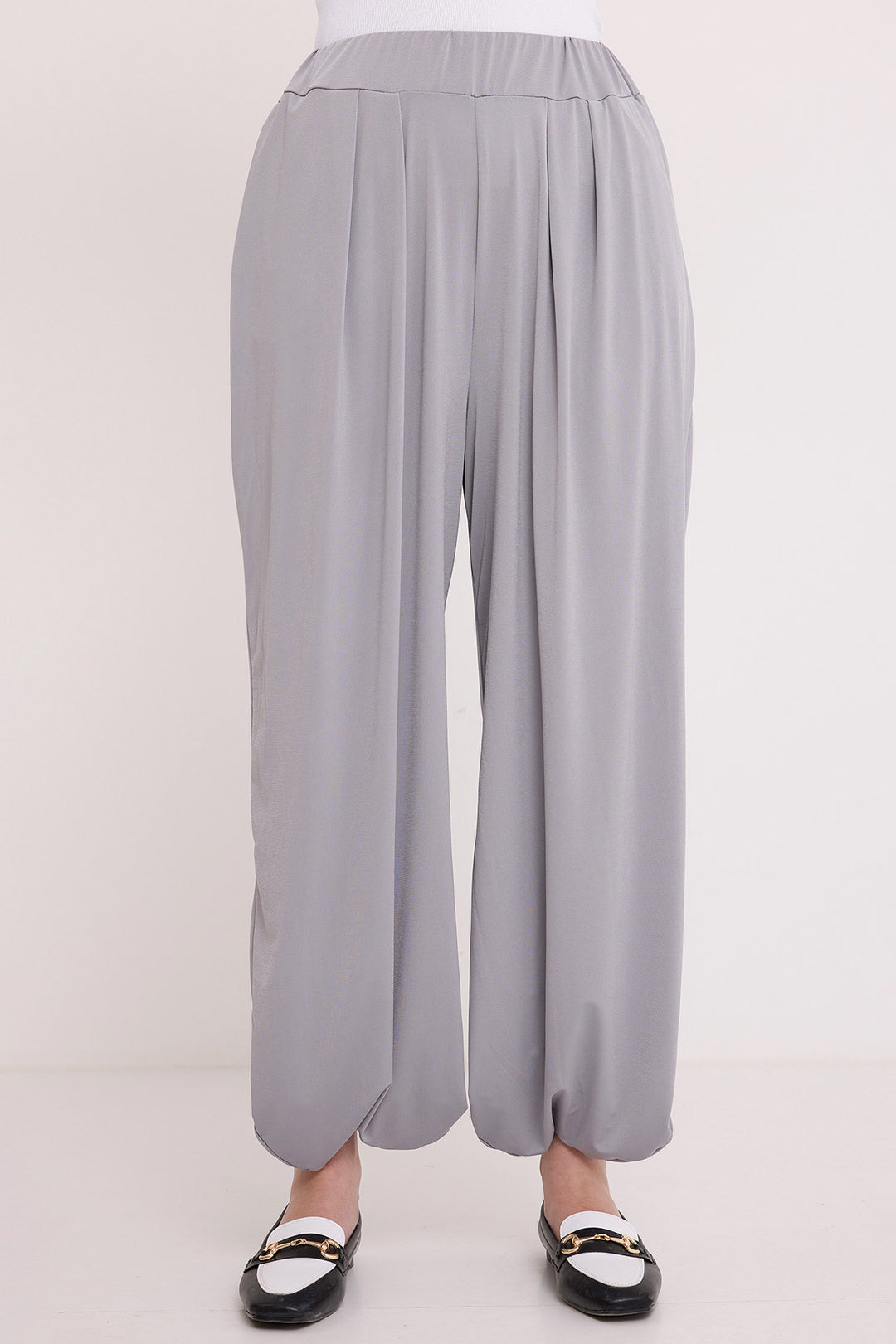 BGD Women Woman Gray Harem Pants 6659 - Avondale