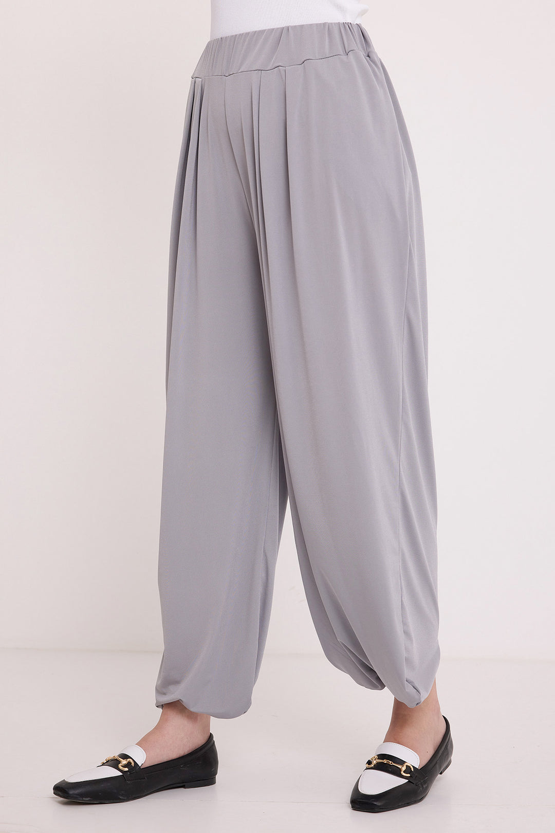 BGD Women Woman Gray Harem Pants 6659 - Avondale