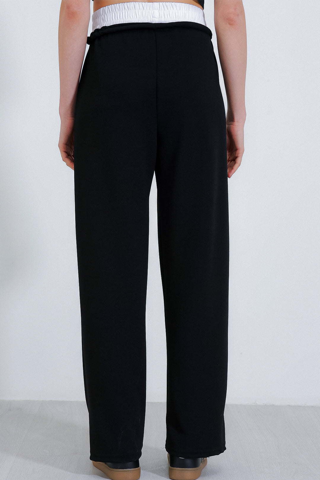 BGD Women Woman Black Wide Leg Trousers 6662 - Avondale