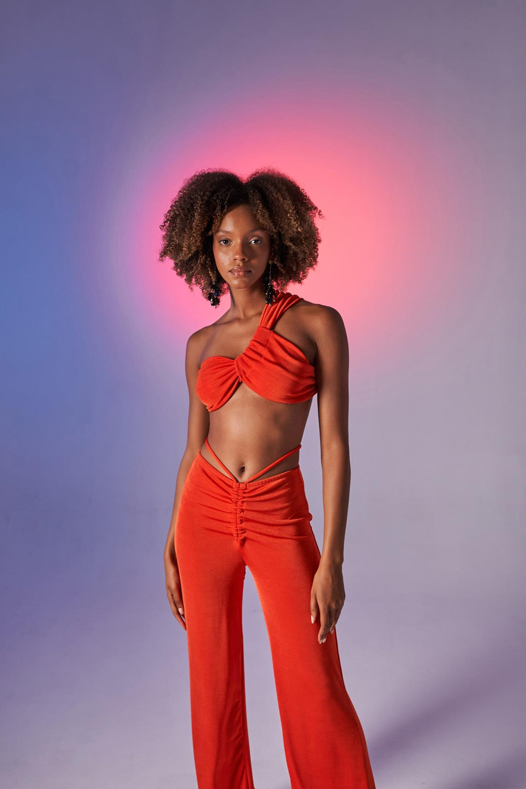 HLLY Women Beatrice Crop Orange - Union