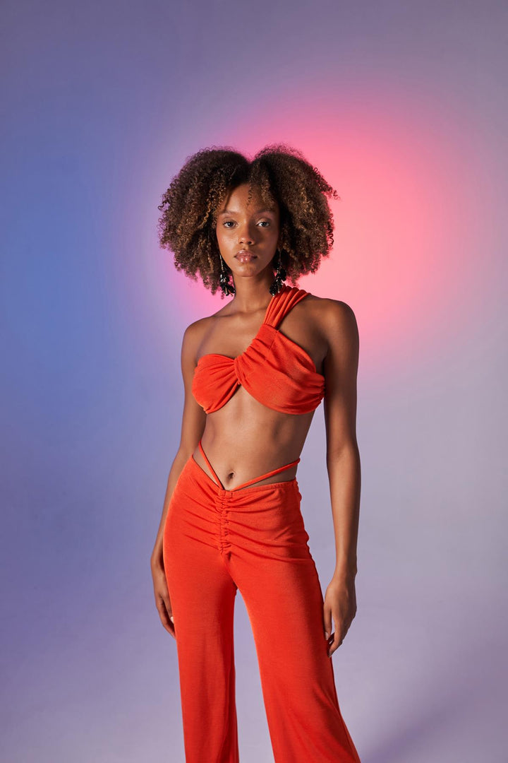 HLLY Women Beatrice Crop Orange - Union