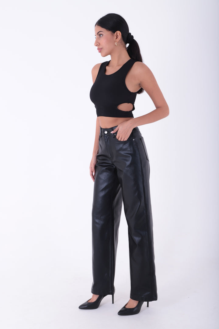 XLJ Wide Leg High Waisted Relaxed Jean Mixed - Formigine