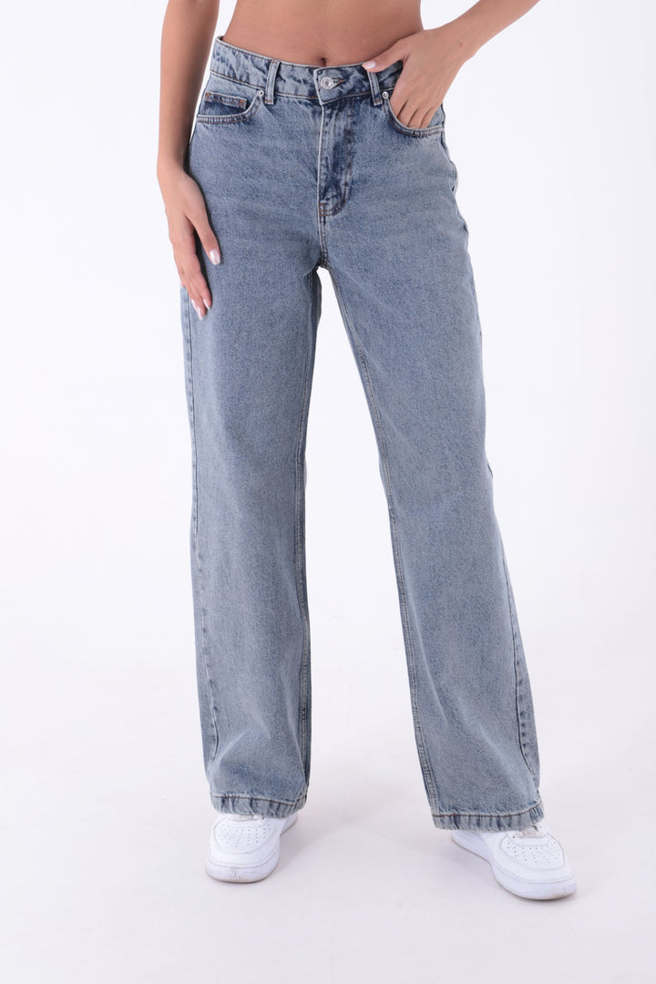 XLJ Wide Leg High Waisted Relaxed Jean Mixed - Bergen op Zoom