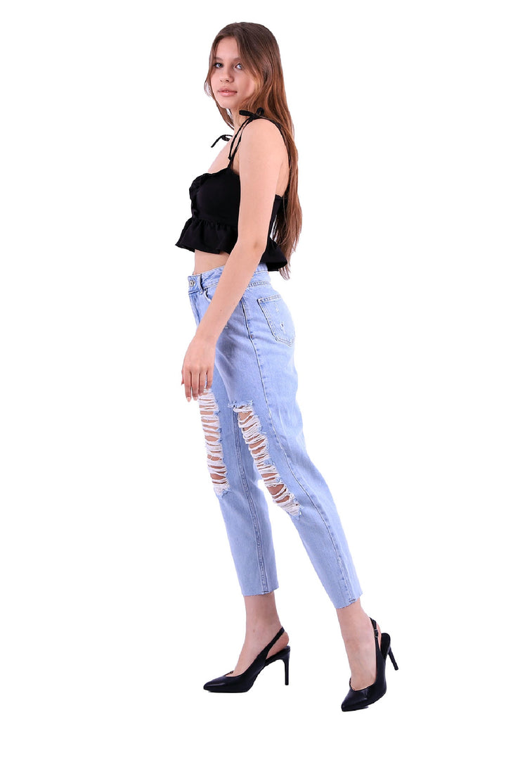 XLJ High Waisted and Ripped Jean Mixed - Dunstable