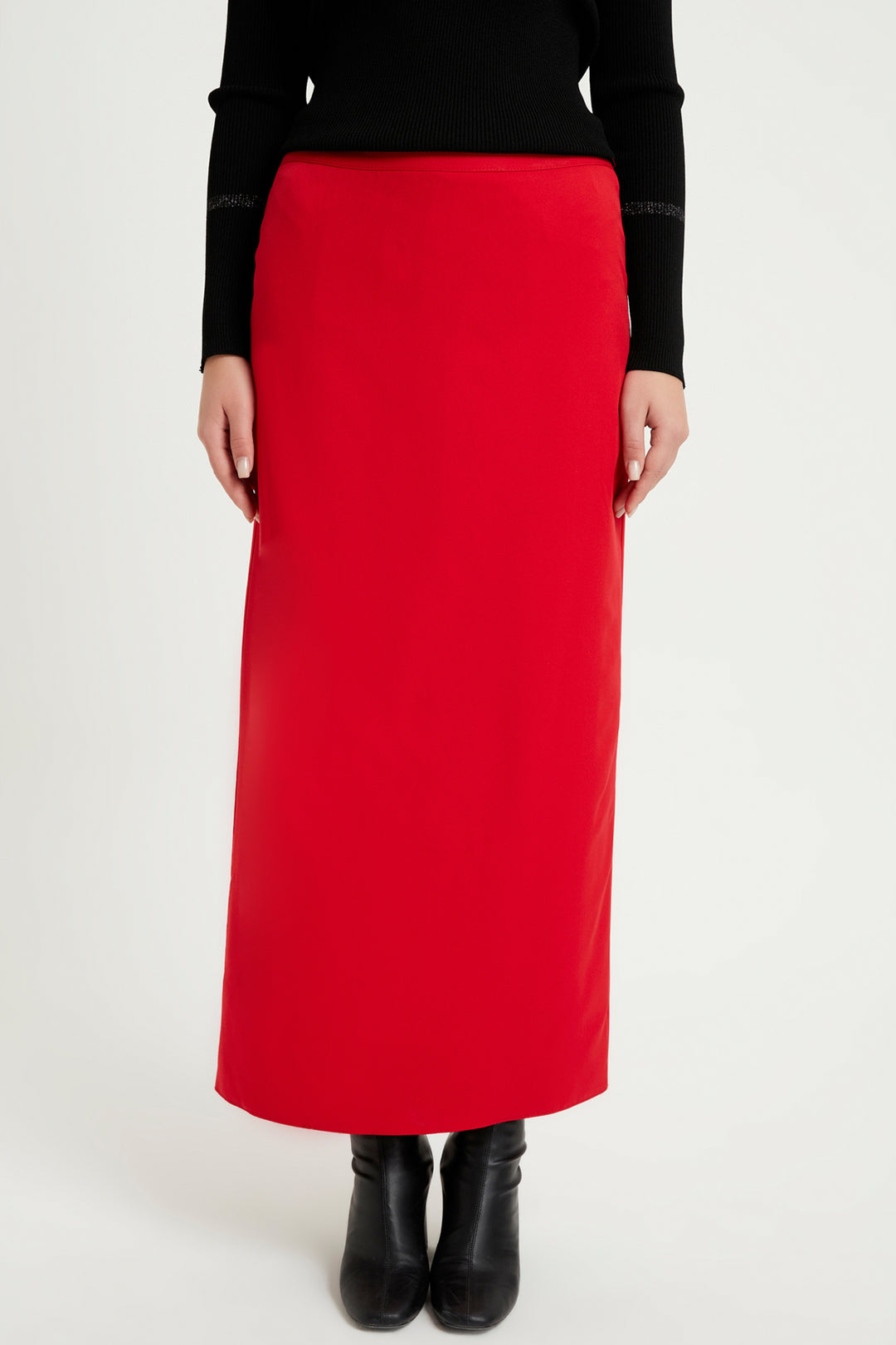 ZRF Women Pencil Skirt - Red - Bellevue