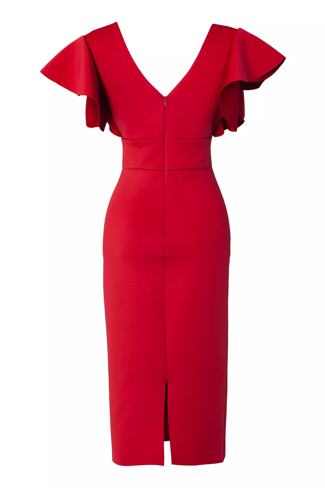 FRV Red dolphin sleeveless midi dress - Pearland