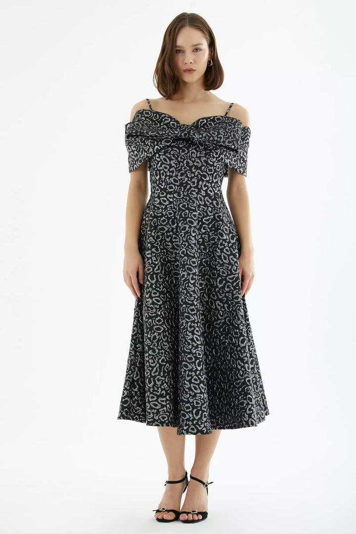 FRV Printed jakar sleeveless midi dress - Calpulalpan